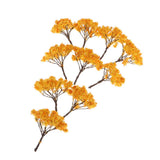 Max 10Pieces Mini Tree Models for Scene Simulation&Sand Table Accs 6.5cm Yellow