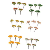 Max 5Pieces Mini Tree Models for Scenes Simulation & Sand Table Accs 9cm Green 1