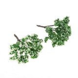 Max 5Pieces Mini Tree Models for Scenes Simulation & Sand Table Accs 9cm Green 1