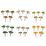Max 5Pieces Mini Tree Models for Scenes Simulation & Sand Table Accs 9cm Green 1