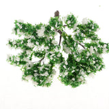 Max 5Pieces Mini Tree Models for Scenes Simulation & Sand Table Accs 9cm Green 1