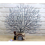 Max Artificial Coral Branch Decorative Tree Dried Plants Branches Decor Black