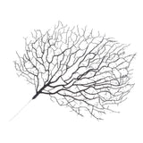 Max Artificial Coral Branch Decorative Tree Dried Plants Branches Decor Black