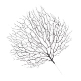 Max Artificial Coral Branch Decorative Tree Dried Plants Branches Decor Black