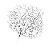 Max Artificial Coral Branch Decorative Tree Dried Plants Branches Decor Black