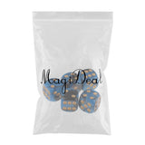 Max 5x6-sided Game Dice 16mm Dice for Board Games and Teaching Math Dark blue