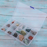 Max Maxb 15pcs/set Natural Ores Crystal Original Stone Mixed Mineral Specimens   D