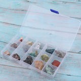 Max Maxb 15pcs/set Natural Ores Crystal Original Stone Mixed Mineral Specimens   D