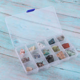 Max Maxb 15pcs/set Natural Ores Crystal Original Stone Mixed Mineral Specimens   D