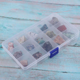 Max Maxb 15pcs/set Natural Ores Crystal Original Stone Mixed Mineral Specimens   D