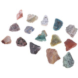 Max Maxb 15pcs/set Natural Ores Crystal Original Stone Mixed Mineral Specimens   D