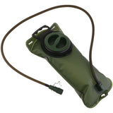 Max 2L Hydration Bladder Water Reservoir Survival Pouch Backpack  Army Green