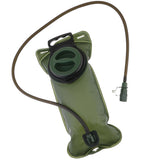 Max 2L Hydration Bladder Water Reservoir Survival Pouch Backpack  Army Green