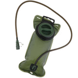 Max 2L Hydration Bladder Water Reservoir Survival Pouch Backpack  Army Green