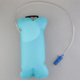 Max 2L Hydration Bladder Water Reservoir Survival Pouch Backpack  Light Blue