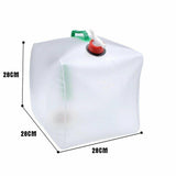 Max 20L Collapsible Water Container Portable Outdoor Water Storage Bucket