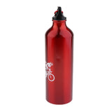 Max 700ML Outdoor Cycling Water Bottle Aluminum Alloy Bicycle Kettle Red