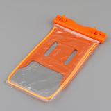 Max Universal Waterproof Phone Pouch Underwater Protective Dry Bag Case Orange