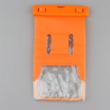 Max Universal Waterproof Phone Pouch Underwater Protective Dry Bag Case Orange