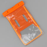 Max Universal Waterproof Phone Pouch Underwater Protective Dry Bag Case Orange