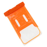 Max Universal Waterproof Phone Pouch Underwater Protective Dry Bag Case Orange