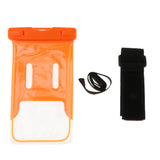 Max Universal Waterproof Phone Pouch Underwater Protective Dry Bag Case Orange