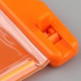 Max Universal Waterproof Phone Pouch Underwater Protective Dry Bag Case Orange