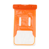 Max Universal Waterproof Phone Pouch Underwater Protective Dry Bag Case Orange