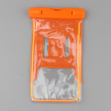 Max Universal Waterproof Phone Pouch Underwater Protective Dry Bag Case Orange