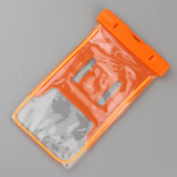 Max Universal Waterproof Phone Pouch Underwater Protective Dry Bag Case Orange