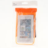 Max Universal Waterproof Phone Pouch Underwater Protective Dry Bag Case Orange