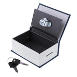 Max Dictionary Creative Imitation Book Safe Box Mini Piggy Bank Blue