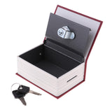 Max Dictionary Creative Imitation Book Safe Box Mini Piggy Bank Red