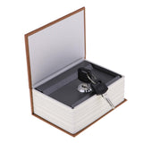 Max Dictionary Creative Imitation Book Safe Box Mini Piggy Bank Light Coffee