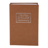 Max Dictionary Creative Imitation Book Safe Box Mini Piggy Bank Light Coffee