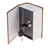 Max Dictionary Creative Imitation Book Safe Box Mini Piggy Bank Light Coffee
