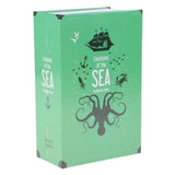 Max Book Safe with Lock Piggy Bank Mini Money Storing key-Sea