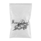 Max Heavy Duty Metal Trailer with Tow Hook for 1/10 RC Crawler Car Accessories
