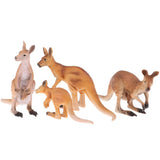 Max Wildlife Animals Action Model Toy Kangaroo Figure Home Table Ornaments Decor