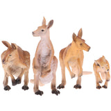 Max Wildlife Animals Action Model Toy Kangaroo Figure Home Table Ornaments Decor