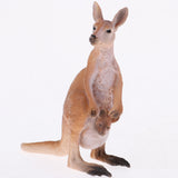 Max Wild Animals Action Model Toy Kangaroo Figure Home Table Ornaments Gift