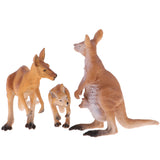 Max Wild Animals Action Model Toy Kangaroo Figure Home Table Ornaments Gift