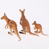 Max Wild Animals Action Model Toy Kangaroo Figure Home Table Ornaments Gift