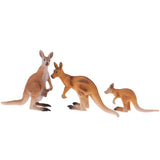 Max Wild Animals Action Model Toy Kangaroo Figure Home Table Ornaments Gift
