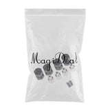 Max 12mm Hex Hub 15-25mm Extension Adapter Combiner for RC Crawler Black -15mm