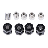 Max 12mm Hex Hub 15-25mm Extension Adapter Combiner for RC Crawler Black -15mm