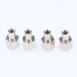 Max 12mm Hex Hub 15-25mm Extension Adapter Combiner for RC Crawler Black -15mm