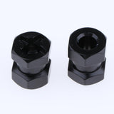 Max 12mm Hex Hub 15-25mm Extension Adapter Combiner for RC Crawler Black -15mm