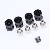 Max 12mm Hex Hub 15-25mm Extension Adapter Combiner for RC Crawler Black -15mm