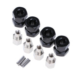 Max 12mm Hex Hub 15-25mm Extension Adapter Combiner for RC Crawler Black -15mm